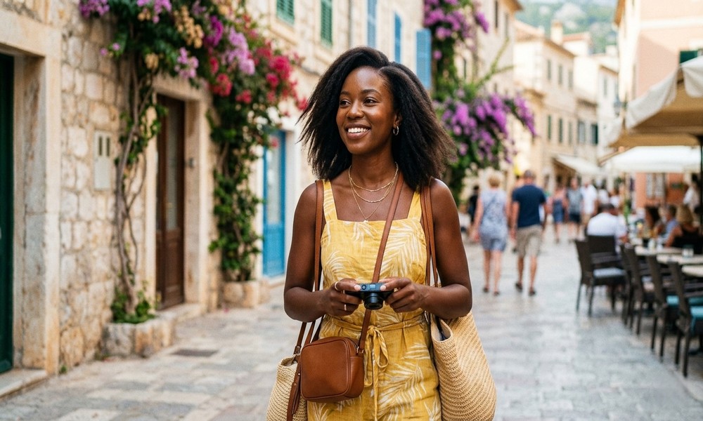 The Best Travel Hairstyles Using Kinky Straight Bundles for Black Women